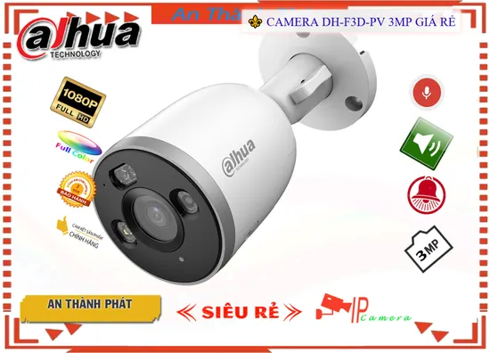  camera DH-F3D-PV thiết kế dạng dome chip hình ảnh 3.0 MP Độ Phân giải Ultra 2k lite Hình ảnh sáng đẹp tiết kiệm Hình ảnh ban đêm Full Color 30m cho màu sắc sáng đẹp mọi lúc Dùng cho dự án dân dụng Thiết Bị Camera Không Dây IP DH-F3D-PV Tiết kiệm hơn Chip CMOS Thu hình nhiều màu sắc Lắp camera cho kho hàng Thân Kim loại