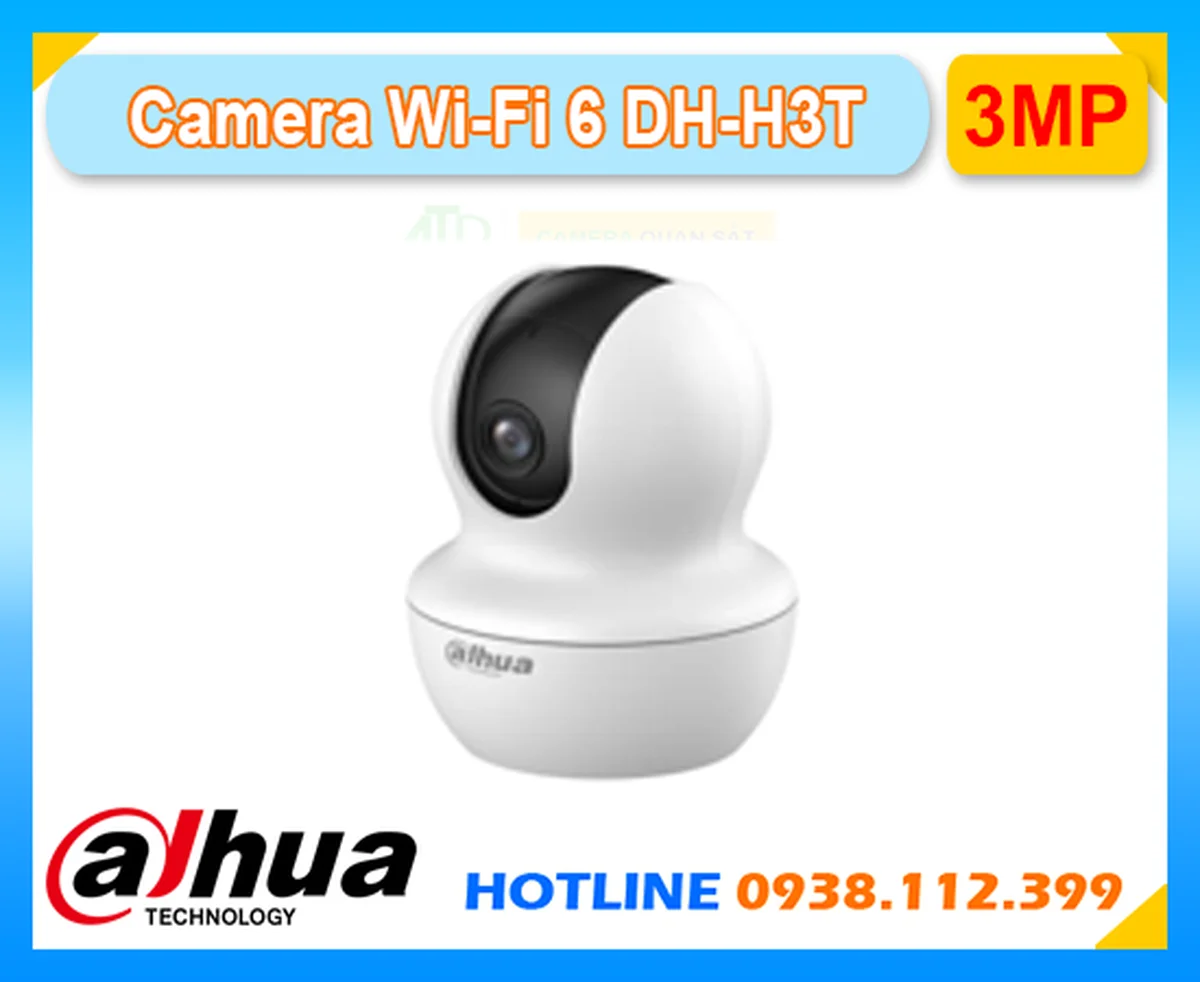 Lắp đặt camera Camera WiFi 6 Dahua DH-H3T 3MP