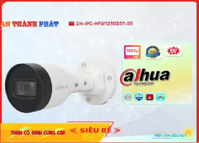 Camera IP DH-IPC-HFW1230DS1-S5 Ngoài Trời,DH-IPC-HFW1230DS1-S5 Giá rẻ,DH-IPC-HFW1230DS1-S5 chiết khấu cao,Thông số DH-IPC-HFW1230DS1-S5 Công Nghệ IP ,Bán rẻ DH-IPC-HFW1230DS1-S5,Giá DH-IPC-HFW1230DS1-S5 2.0 MP FULL HD 1080P ,Bán Sỉ ,DH-IPC-HFW1230DS1-S5 Bán Sỉ,Giá Bán DH-IPC-HFW1230DS1-S5,cửa hàng bán DH-IPC-HFW1230DS1-S5,thông số DH-IPC-HFW1230DS1-S5,DH-IPC-HFW1230DS1-S5 Tốt nhất,DH-IPC-HFW1230DS1-S5 Chiết khấu cao