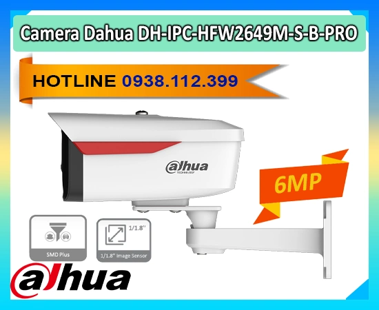 Lắp đặt camera Camera Dahua DH-IPC-HFW2649M-S-B-PRO (6MP)