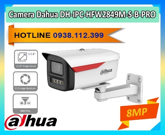 Lắp đặt camera Camera Ban Đêm Dahua DH-IPC-HFW2849M-S-B-PRO