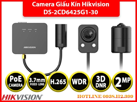  DS-2CD6425G1-30 với khả năng ghi hình chi tiết, chống nhiễu kỹ thuật số 3D DNR, ghi âm và báo động sẵn sàng, là lựa chọn hiệu quả cho các nhu cầu giám sát kín đáo. Hỗ trợ nén H.265+ giúp tiết kiệm lưu trữ, trong khi WDR 120dB tăng cường khả năng xử lý ánh sáng phức tạp và đảm bảo hình ảnh luôn rõ nét.