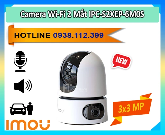 Lắp đặt camera Camera 2 Ống Kính Imou IPC-S2XEP-6M0S