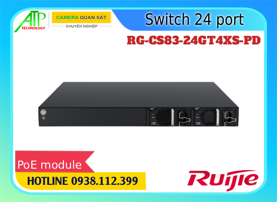 RG-CS83-24GT4XS-PD4, thông số RG-CS83-24GT4XS-PD4, thông số kỹ thuật RG-CS83-24GT4XS-PD4, thông tin RG-CS83-24GT4XS-PD4, giá RG-CS83-24GT4XS-PD4, giá bán RG-CS83-24GT4XS-PD4, mua RG-CS83-24GT4XS-PD4, báo giá RG-CS83-24GT4XS-PD4, Switch RG-CS83-24GT4XS-PD4, Chia mạng  RG-CS83-24GT4XS-PD4, Thiết bị chuyển mạch RG-CS83-24GT4XS-PD4

