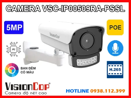 Camera VISIONCOP VSC-IP00509RA-PSSL (5MP),VSC-IP00509RA-PSSL Chiết khấu cao,VSC-IP00509RA-PSSL Ip POE sắc nét Giá Hấp Dẫn,VSC-IP00509RA-PSSL Chất lượng nhất,Địa Chỉ Bán VSC-IP00509RA-PSSL 5.0 megapixel Ultra 4k lite ,VSC IP00509RA PSSL,thông số Loại Camera VSC-IP00509RA-PSSL