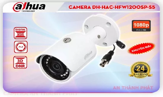  Loại Camera Công Nghệ HD DH-HAC-HFW1200SP-S5 với Trang bị giám sát sắc nét đến FULL HD 1080P Chất lượng phù hợp Hình ảnh xem ban đêm sáng đẹp với Hồng Ngoại 30m Chức Năng ưu việt Thu hình Ổn Định Công Nghệ HD DH-HAC-HFW1200SP-S5 Hồng Ngoại SMD Hình sáng hơn CMOS Với ưu điểm lớn là công nghệ AHD CVI TVI BCS HD giá rẻ camera xưởng sản xuất Thân Kim Loại Hồng Ngoại SMD