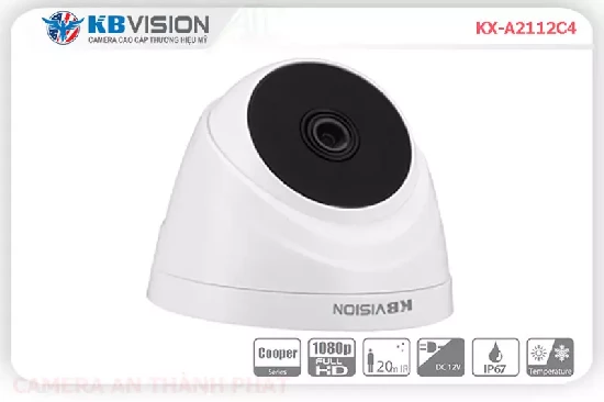  Camera quan sát KBVISION KX-A2112C4,Camera quan sát KBVISION KX-A2112C4 Là dòng camera phổ thông kbvision là dòng camera dahua chất lượng cao thông minh.sản phẩm phù hợp cho mọi công trình,văn phòng,kho xưởng,siêu thị,cửa hằng. Với công nghệ hình ảnh Full HD chip sony mang lại hình ảnh đẹp chân thực . 
