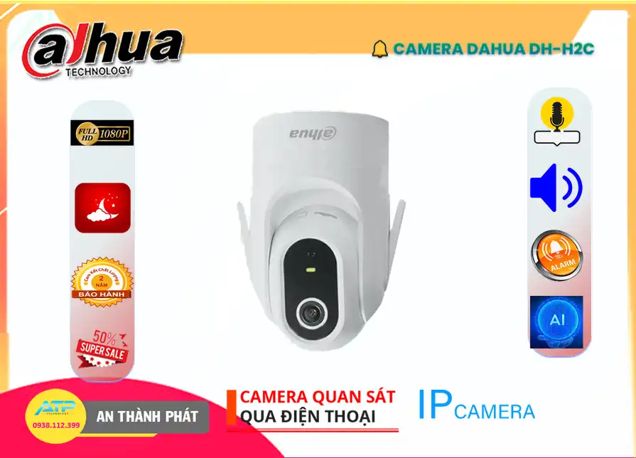 Camera  Dahua Thiết kế Đẹp DH-H2C