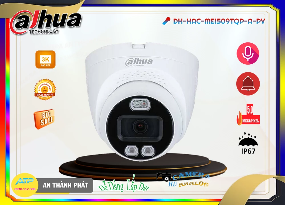 Camera DH-HAC-ME1509TQP-A-PV Mẫu Đẹp Camera DH-HAC-ME1509TQP-A-PV Mẫu Đẹp