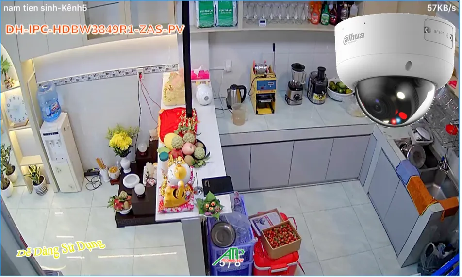 DH-IPC-HDBW3849R1-ZAS-PVCamera Sắc Nét Dahua DH-IPC-HDBW3849R1-ZAS-PVCamera Sắc Nét Dahua