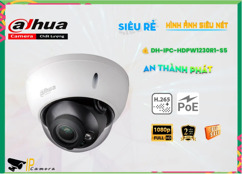 DH-IPC-HDPW1230R1-S5 Dahua Giá rẻ DH-IPC-HDPW1230R1-S5 Dahua Giá rẻ