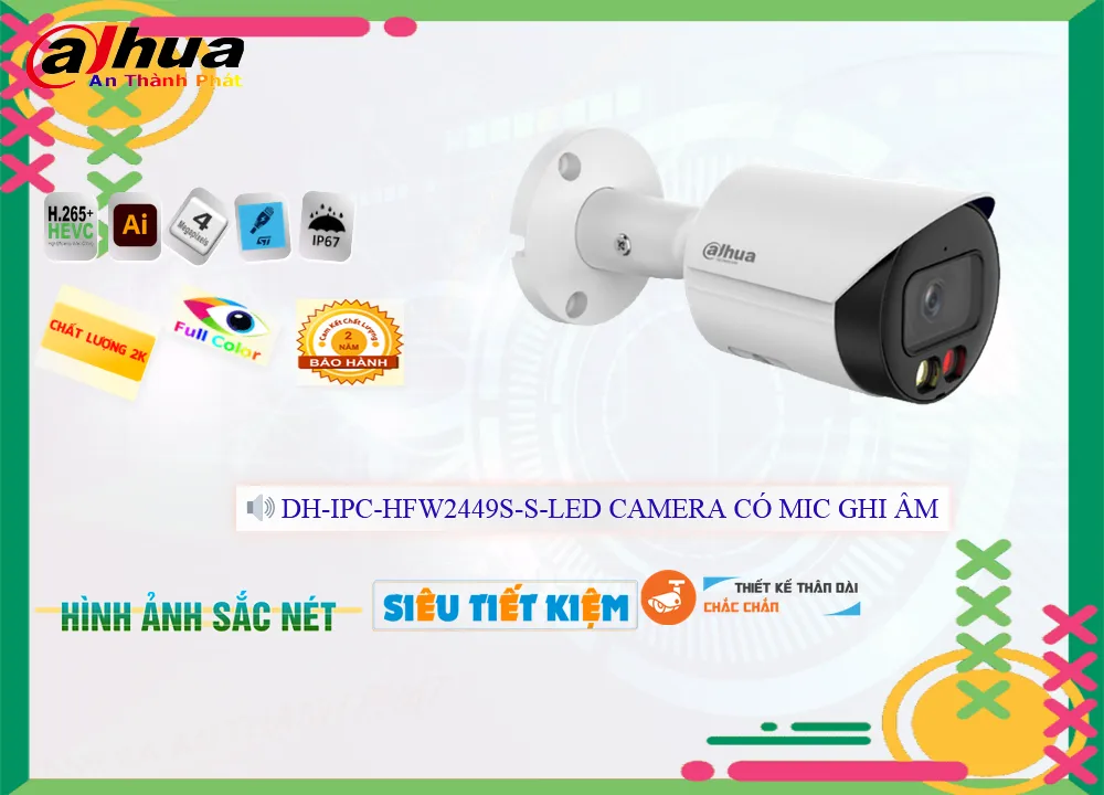 Camera Dahua DH-IPC-HDW2449T-S-LED,DH-IPC-HDW2449T-S-LED giá mới nhấtDH-IPC-HDW2449T-S-LED Chính hãng,DH IPC HDW2449T S LED,Giá Bán DH-IPC-HDW2449T-S-LED Ultra 2k 4.0 MP ,Điểm bán  Camera quan sát DH-IPC-HDW2449T-S-LED,DH-IPC-HDW2449T-S-LED giá mới nhất,DH-IPC-HDW2449T-S-LED Chính hãng,Giá ,Nhà Phân Phối DH-IPC-HDW2449T-S-LED