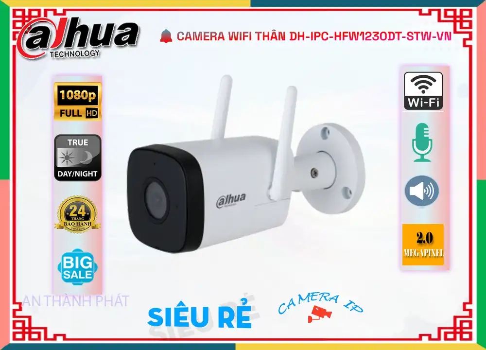 Camera DH-IPC-HFW1230DT-STW-VN  Dahua Giá rẻ
