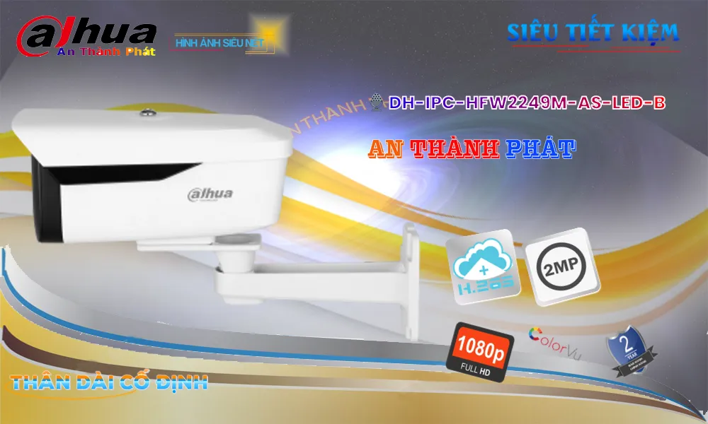 DH-IPC-HFW2249M-AS-LED-B Camera An Ninh Hình Ảnh Đẹp DH-IPC-HFW2249M-AS-LED-B Camera An Ninh Hình Ảnh Đẹp
