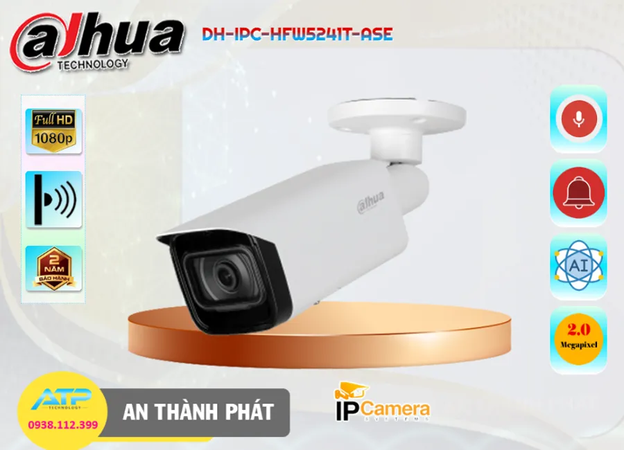 Camera IP Dahua DH-IPC-HFW5241T-ASE,DH-IPC-HFW5241T-ASE Giá Hấp Dẫn, Camera quan sát DH-IPC-HFW5241T-ASE Tốt nhất,DH-IPC-HFW5241T-ASE Cấp Nguồ Qua Dây Mạng  Chất lượng nhất,DH-IPC-HFW5241T-ASE Giá Khuyến Mãi,Giá kỹ thuật DH-IPC-HFW5241T-ASE FULL HD 1080P 2.0 megapixel ,Địa Chỉ Bán DH-IPC-HFW5241T-ASE,DH-IPC-HFW5241T-ASE Giá Hấp Dẫn,DH-IPC-HFW5241T-ASE Tốt nhất