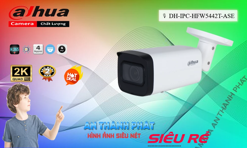DH-IPC-HFW5442T-ASE Camera Dahua Thiết kế Đẹp ❂ DH-IPC-HFW5442T-ASE Camera Dahua Thiết kế Đẹp ❂