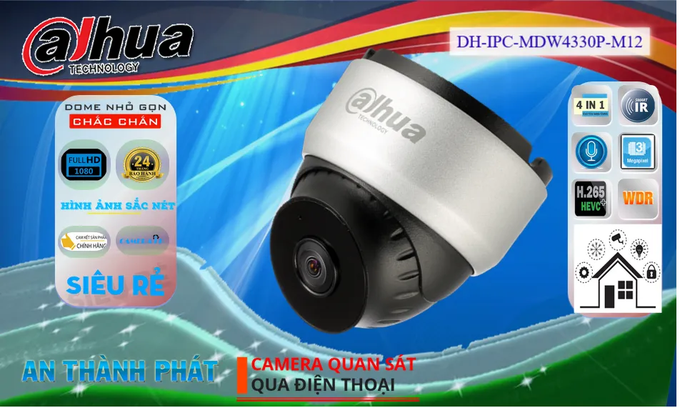 Camera Dahua DH-IPC-MDW4330P-M12 Camera Dahua DH-IPC-MDW4330P-M12