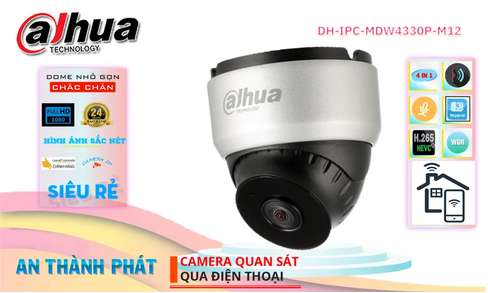 Camera Dahua DH-IPC-MDW4330P-M12 Camera Dahua DH-IPC-MDW4330P-M12