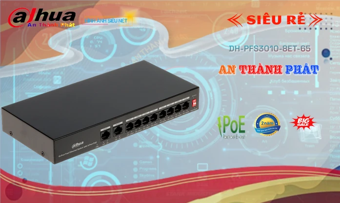 Dahua DH-PFS3010-8ET-65 Dahua DH-PFS3010-8ET-65