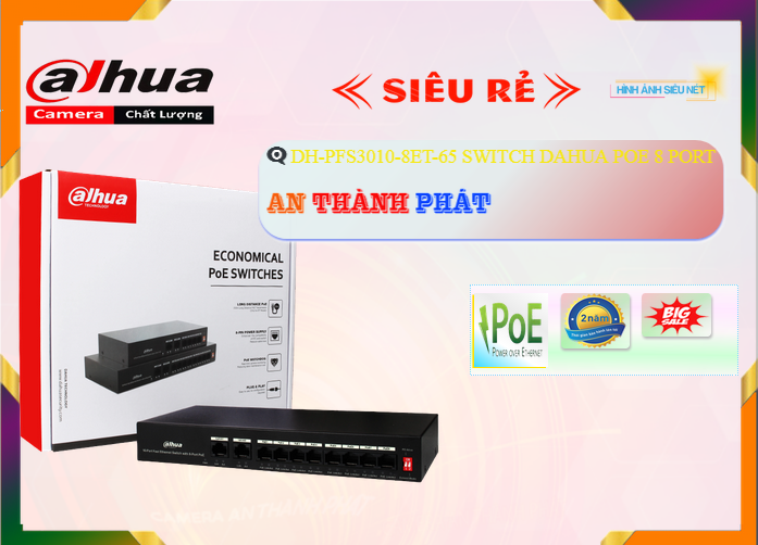 Dahua DH-PFS3010-8ET-65 Dahua DH-PFS3010-8ET-65