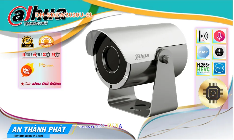 Camera  Dahua Thiết kế Đẹp DH-SDZW2030U-SL