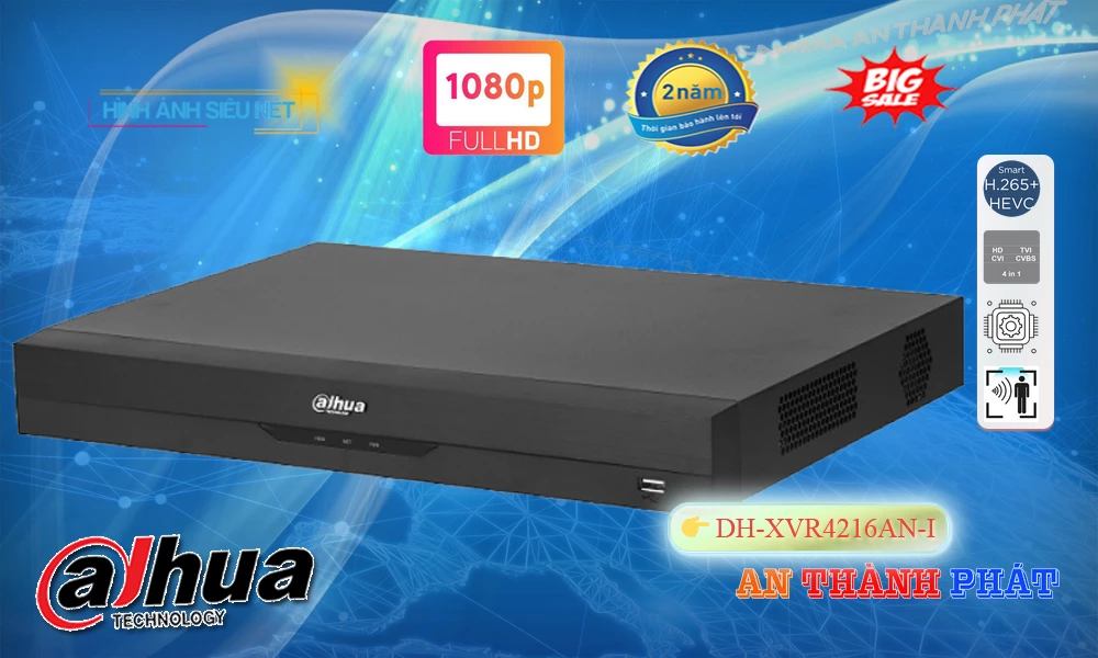 DH-XVR4216AN-IThị Bị Ghi Hình Hình Ảnh Đẹp Dahua DH-XVR4216AN-IThị Bị Ghi Hình Hình Ảnh Đẹp Dahua