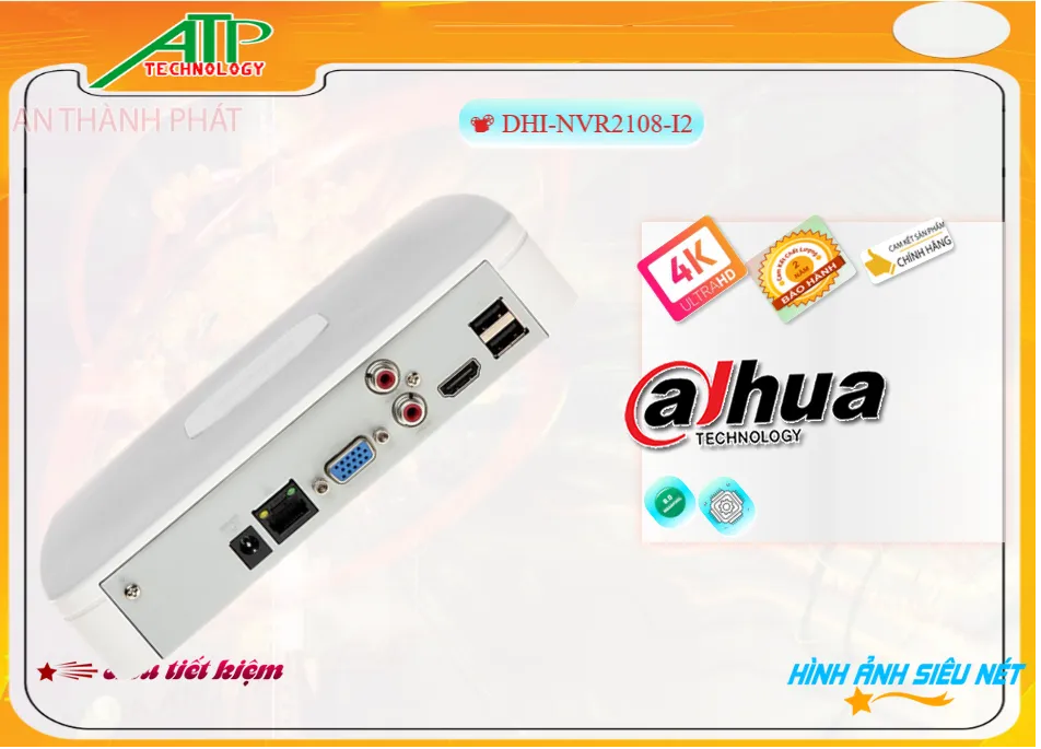 Đầu Ghi Camera DHI-NVR2108-I2 Dahua Giá rẻ Đầu Ghi Camera DHI-NVR2108-I2 Dahua Giá rẻ