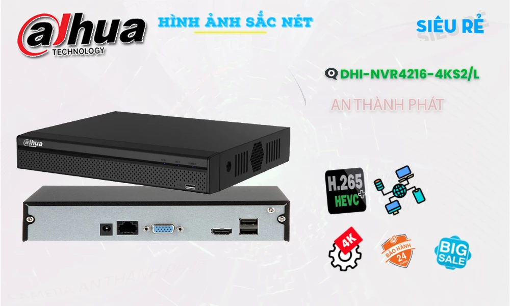 DHI-NVR4216-4KS2-LThị Bị Ghi Hình Sắc Nét DHI-NVR4216-4KS2-LThị Bị Ghi Hình Sắc Nét