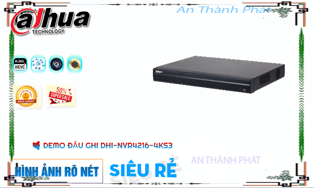 ✪ Đầu Ghi Camera DHI-NVR4216-4KS3 Dahua Thiết kế Đẹp,giá kỹ thuật DHI-NVR4216-4KS3,Nhà Phân Phối DHI-NVR4216-4KS3, Bán Lỗ,DHI-NVR4216-4KS3 bán chạy nhất,Giá Bán DHI-NVR4216-4KS3Chất Lượng Hình sắc nét ,Điểm bán  Thiết Bị Camera DHI-NVR4216-4KS3,thông số DHI-NVR4216-4KS3, Giá rẻ nhất,DHI-NVR4216-4KS3 Giá Khuyến Mãi,DHI-NVR4216-4KS3 Đang giảm giá,công nghê DHI-NVR4216-4KS3,DHI-NVR4216-4KS3 Giá rẻ nhất,DHI-NVR4216-4KS3 bán uy tín,sale DHI-NVR4216-4KS3