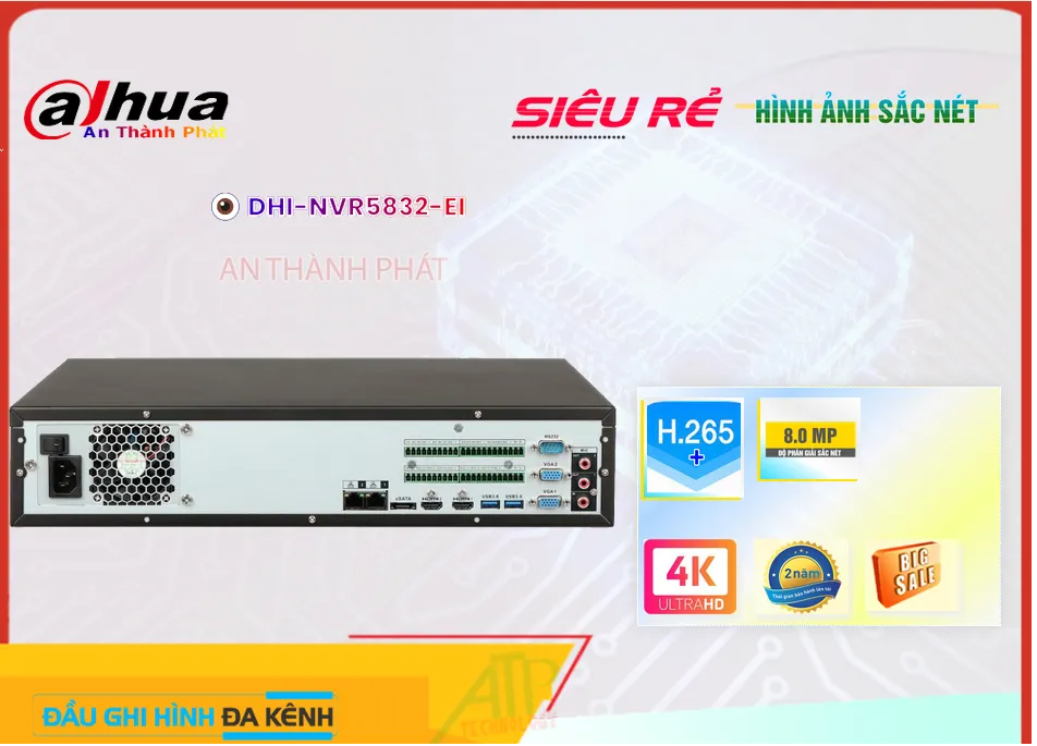 Đầu ghi camera dahua DHI-NVR5832-EI Đầu ghi camera dahua DHI-NVR5832-EI