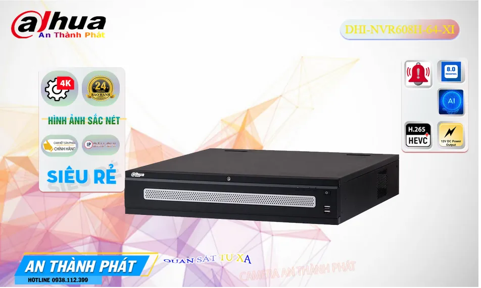 DHI-NVR608H-64-XI  Dahua Giá rẻ