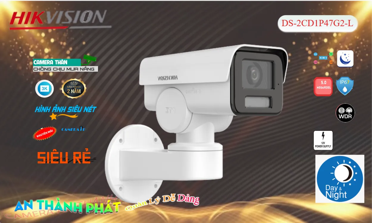 DS-2CD1P47G2-L Camera An Ninh Mẫu Đẹp DS-2CD1P47G2-L Camera An Ninh Mẫu Đẹp