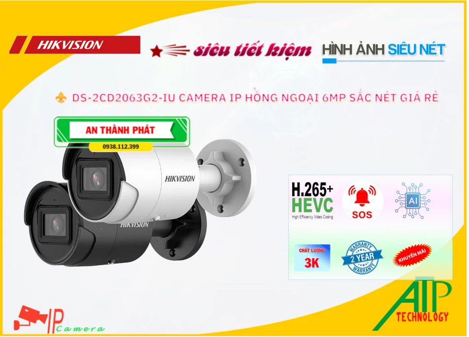Camera DS-2CD2063G2-IU Chất Lượng Camera DS-2CD2063G2-IU Chất Lượng
