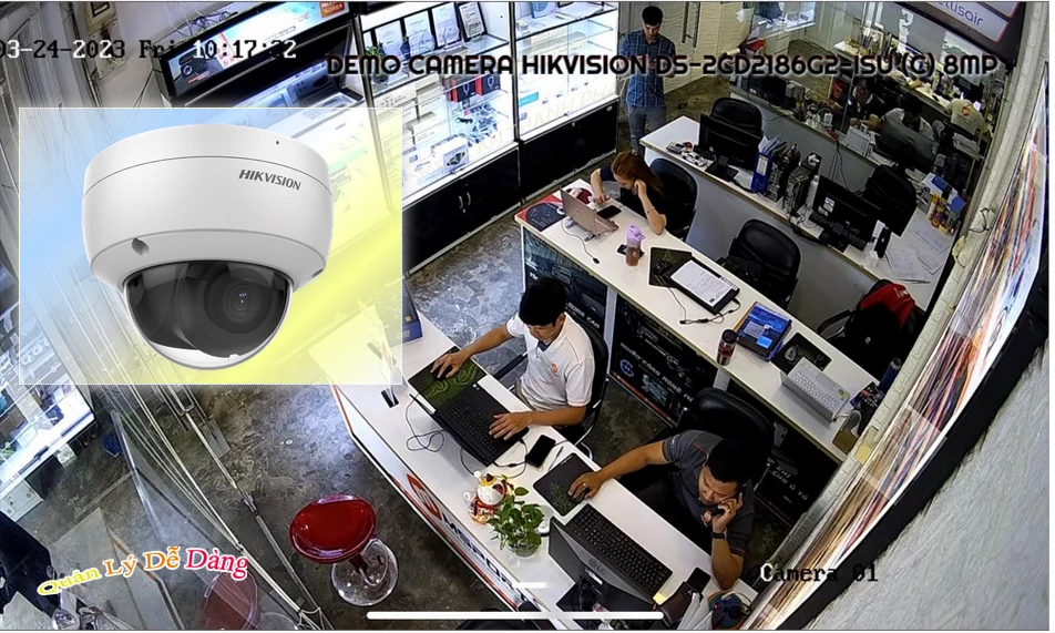 Camera DS-2CD2186G2-ISU(C)  Hikvision Sắc Nét