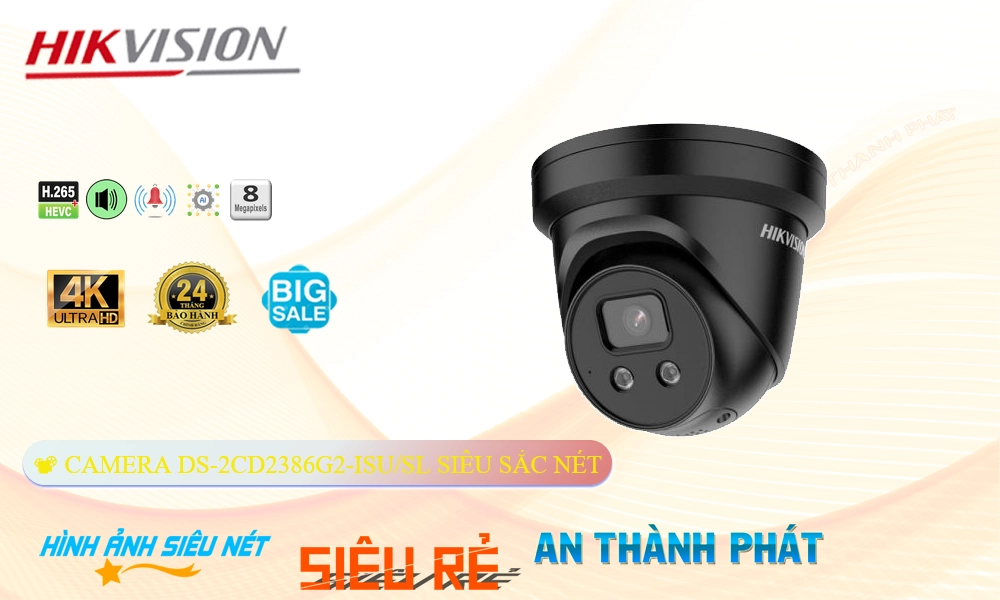 Camera Hikvision Chất Lượng DS-2CD2386G2-ISU/SL Camera Hikvision Chất Lượng DS-2CD2386G2-ISU/SL