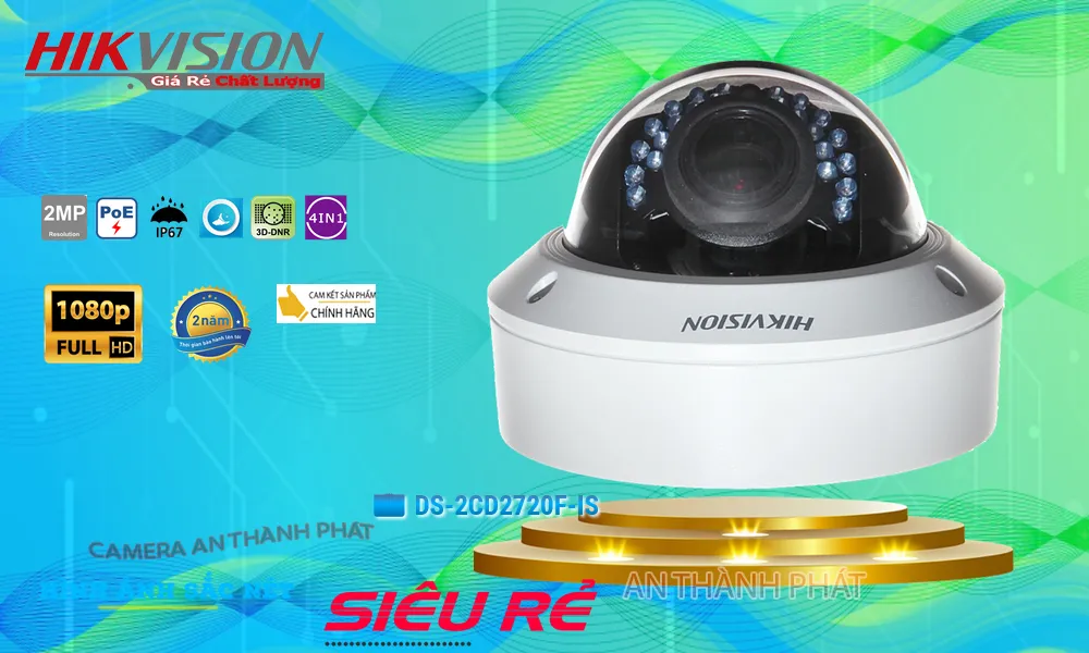 ❂ DS-2CD2720F-IS Camera Sắc Nét Hikvision ❂ DS-2CD2720F-IS Camera Sắc Nét Hikvision