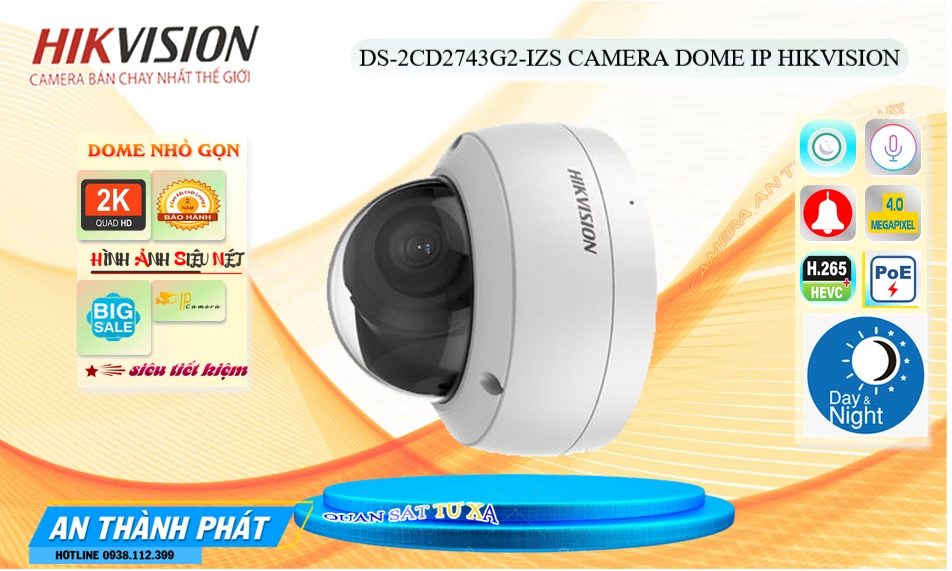 DS-2CD2743G2-IZS Camera An Ninh Hikvision DS-2CD2743G2-IZS Camera An Ninh Hikvision