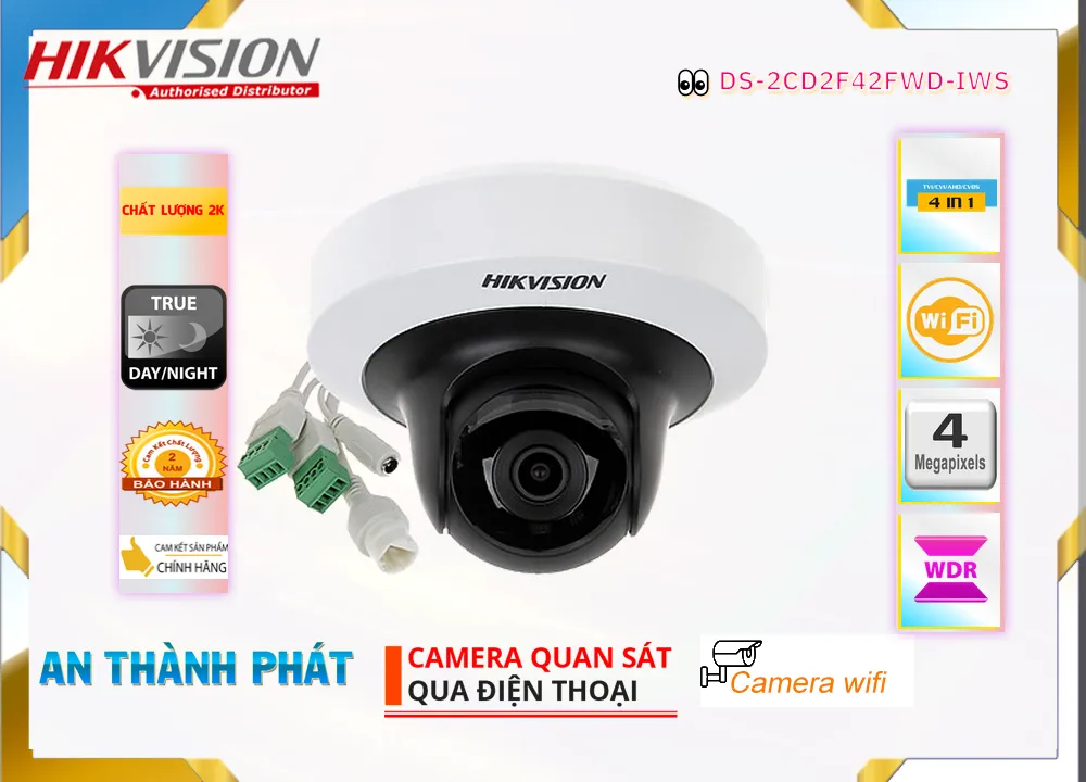 Camera DS-2CD2F42FWD-IWS Hikvision Giá rẻ Camera DS-2CD2F42FWD-IWS Hikvision Giá rẻ