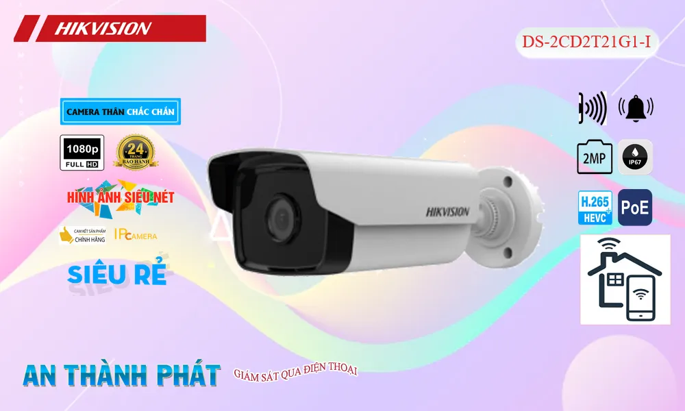 Camera Hikvision DS-2CD2T21G1-I Camera Hikvision DS-2CD2T21G1-I