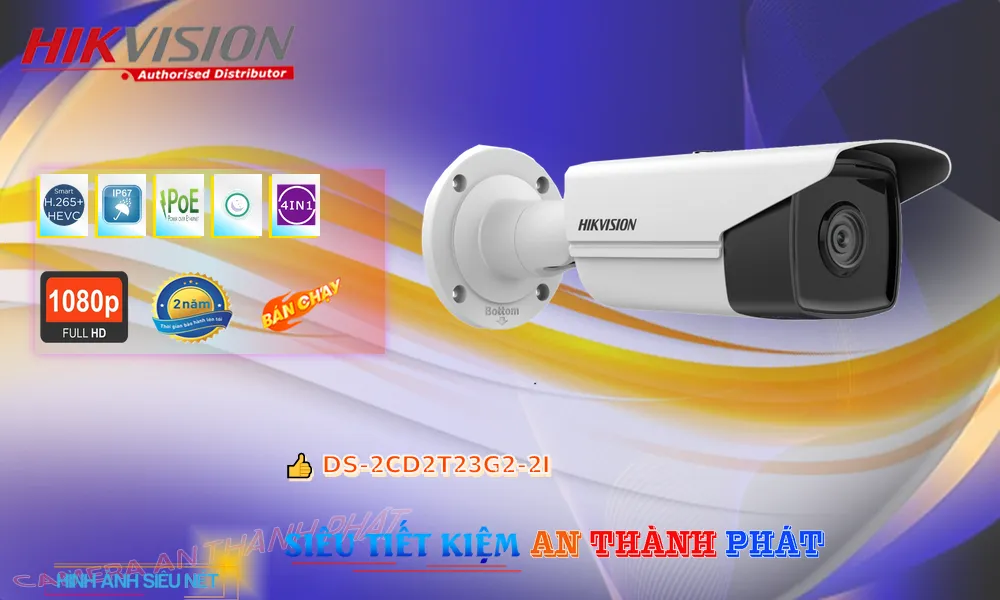 DS-2CD2T23G2-2I Camera An Ninh Chức Năng Cao Cấp