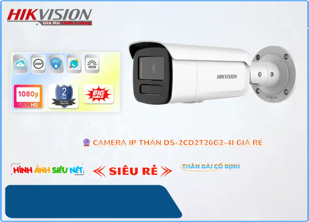 Camera An Ninh Hikvision DS-2CD2T26G2-4I Tiết Kiệm,Giá DS-2CD2T26G2-4I HD IP ,Giá buôn DS-2CD2T26G2-4I, Loại Camera DS-2CD2T26G2-4I Bán Lỗ,DS-2CD2T26G2-4I nơi bán rẻ nhất,công nghê DS-2CD2T26G2-4I FULL HD 1080P ,DS-2CD2T26G2-4I Công Nghệ Mới,thông số DS-2CD2T26G2-4I,DS-2CD2T26G2-4I giá mới nhất,DS-2CD2T26G2-4I Giá hấp dẫn,DS-2CD2T26G2-4I rẻ nhất,DS-2CD2T26G2-4I mới,Bán giá rẻ DS-2CD2T26G2-4I