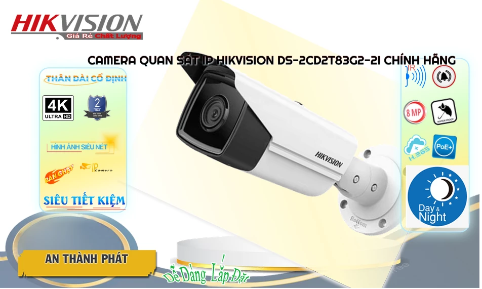 DS-2CD2T83G2-2I Camera Hikvision DS-2CD2T83G2-2I Camera Hikvision