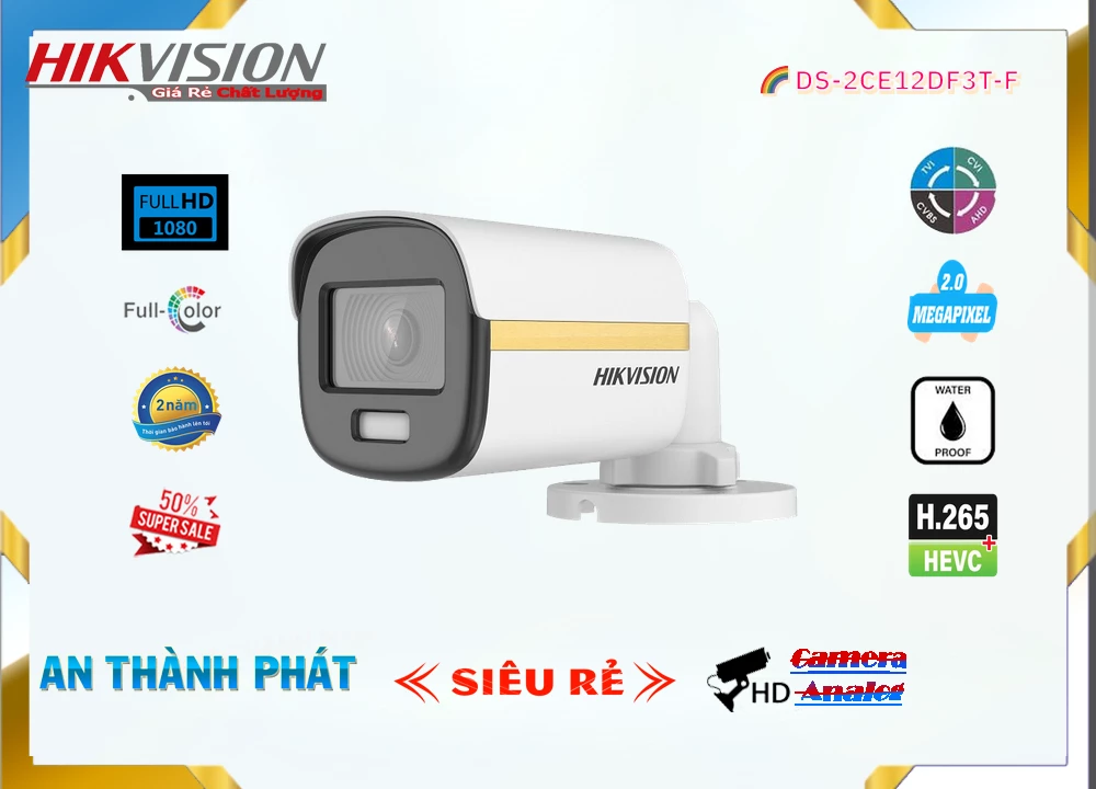 DS-2CE12DF3T-F Camera Hikvision Công Nghệ Mới DS-2CE12DF3T-F Camera Hikvision Công Nghệ Mới