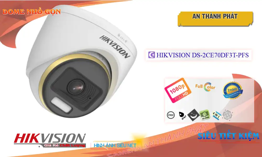 DS-2CE70DF3T-PFS Camera Hikvision Giá rẻ DS-2CE70DF3T-PFS Camera Hikvision Giá rẻ