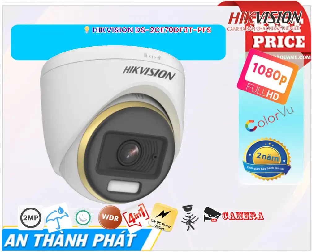 DS-2CE70DF3T-PFS Camera Hikvision Giá rẻ DS-2CE70DF3T-PFS Camera Hikvision Giá rẻ
