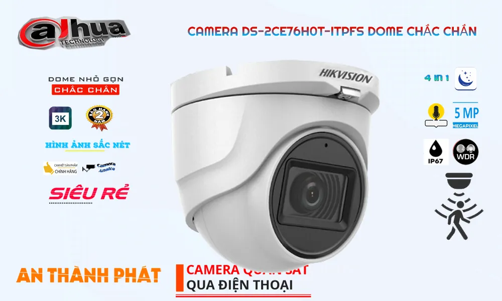 DS-2CE76H0T-ITPFS camera tích hợp micro DS-2CE76H0T-ITPFS camera tích hợp micro