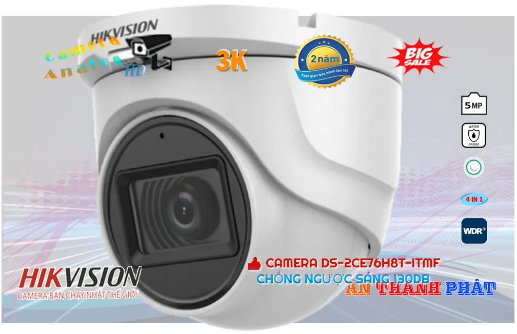 Camera DS-2CE76H8T-ITMF Chống Ngược Sáng