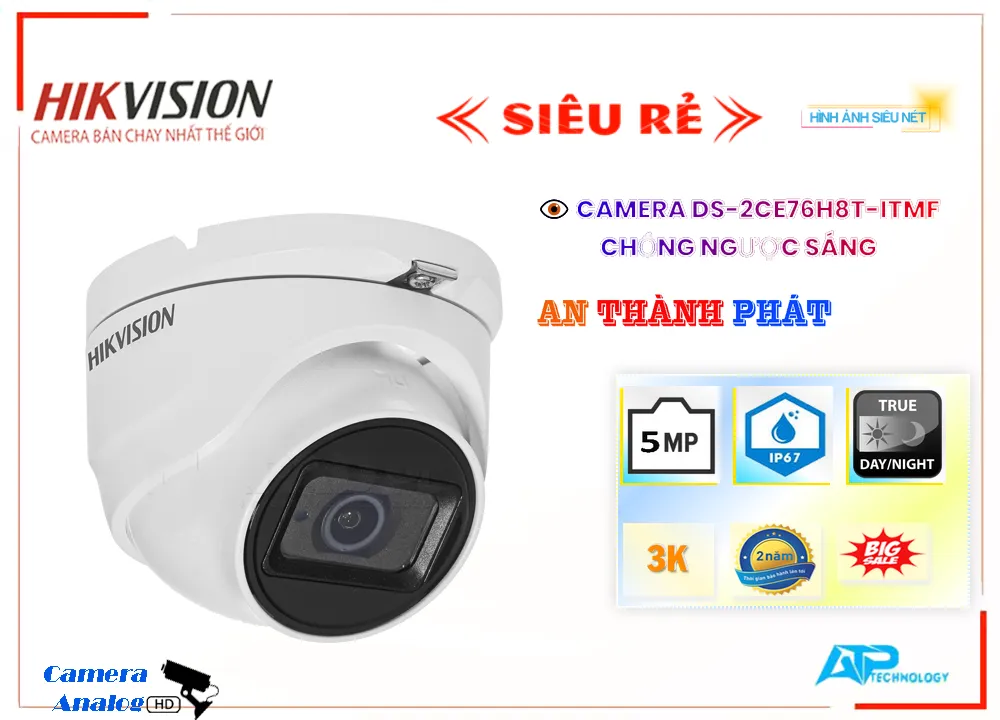 Camera DS-2CE76H8T-ITMF Chống Ngược Sáng Camera DS-2CE76H8T-ITMF Chống Ngược Sáng