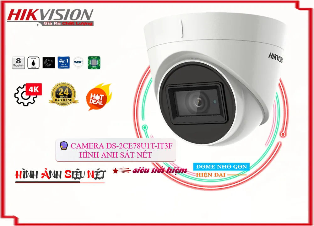 Camera DS-2CE78U1T-IT3F Sắc Nét Camera DS-2CE78U1T-IT3F Sắc Nét