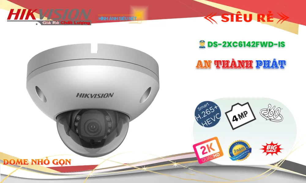DS-2XC6142FWD-IS Camera Sắc Nét Hikvision DS-2XC6142FWD-IS Camera Sắc Nét Hikvision
